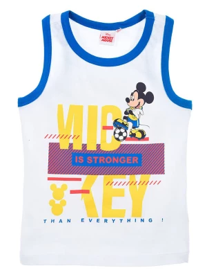 MICKEY Top "Mickey" w kolorze biało-niebieskim rozmiar: 116