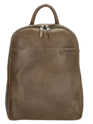 micmacbags Skórzany plecak w kolorze brązowym - 30 x 40 x 13 cm rozmiar: onesize