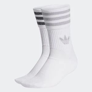 Mid-Cut Glitter Crew Socks 2 Pairs Adidas