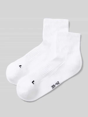 Mid Running Socks w 2‑pakiecie z prążkowanymi ściągaczami Snocks