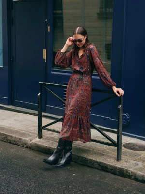 Midi sukienka w stylu boho Top Secret