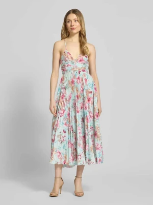 Midikleid o kroju regular fit w plisowanym wyglądzie ADLYSH