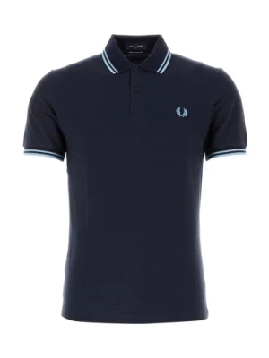 Midnight Blue Piquet Koszulka Polo , Nowoczesny wszechstronny styl Fred Perry