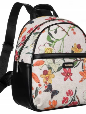 Miejski plecaczek damski z kwiatowym wzorem — David Jones Merg