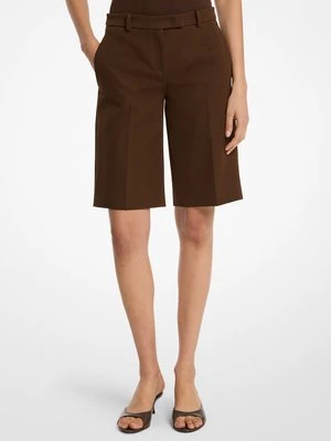 Miejskie szorty z usztywnianej bawełny MICHAEL KORS COLLECTION