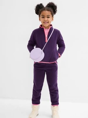 Miękka bluza z polaru z kontrastowymi detalami bonprix