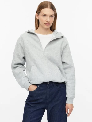 Miękka rozpinana bluza o kroju oversize s.Oliver szary