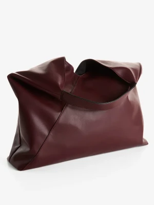 Miękka torba typu shopper XXL BonPrix czerwony