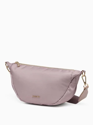 Miękka torebka półksiężyc różowa Puccini