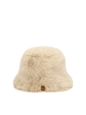 Miękki beżowy kapelusz bucket Kazar