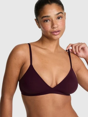 Miękki biustonosz bralette bez fiszbin i bez wypełnienia Marshmallow Victoria's Secret Fioletowy