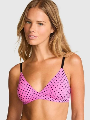 PINK Miękki biustonosz bralette bez fiszbin i bez wypełnienia Marshmallow Victoria's Secret
