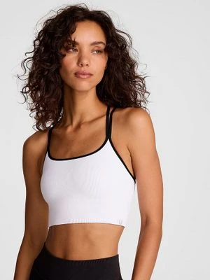 Miękki biustonosz sportowy bezszwowy na ramiączkach Victoria's Secret