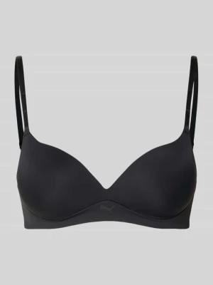 Miękki biustonosz z dodatkiem streczu — watowany Puma