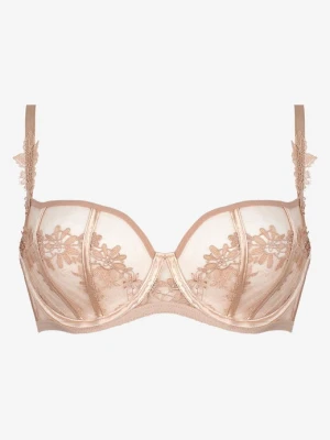 Miękki biustonosz z gipiurową koronką Alisha Poupee Marilyn