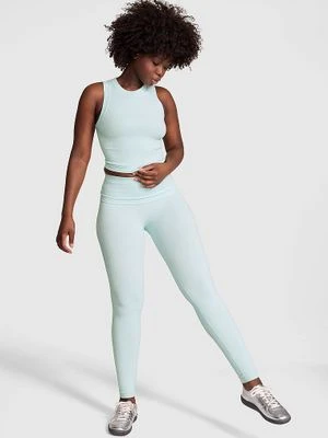 PINK Miękkie legginsy bezszwowe z zawijanym pasem Victoria's Secret