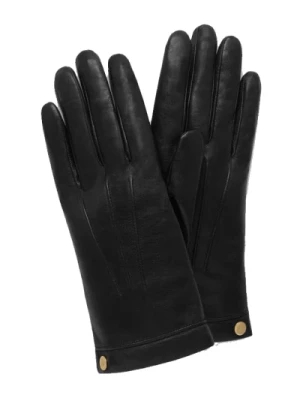Miękkie Rękawiczki z Nappa, Czarne Mulberry