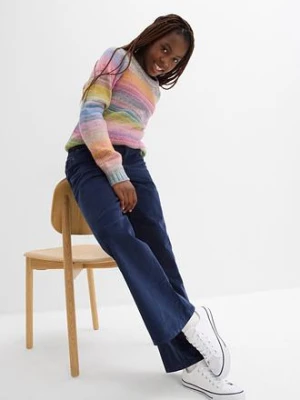 Miękkie spodnie sztruksowe z bawełny organicznej nadającej się do recyklingu bonprix