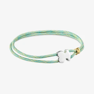 Miętowa Elastyczna Bransoletka Z Misiem Ze Srebra Sweet Dolls - Tous Rozmiar