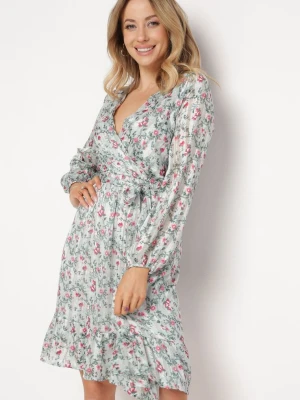 Miętowa Sukienka Raikea R&f Fashion Miętowy