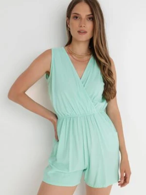 Miętowy Kombinezon z Wiskozy Silmia cflo