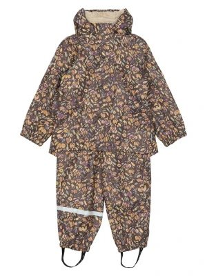 mikk-line 2-częściowy zestaw przeciwdeszczowy w kolorze brązowym rozmiar: 134