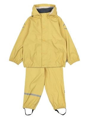 mikk-line 2-częściowy zestaw przeciwdeszczowy w kolorze żółtym rozmiar: 128