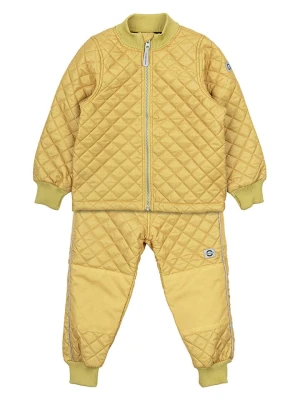 mikk-line 2-częściowy zestaw termiczny w kolorze żółtym rozmiar: 122