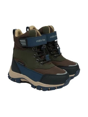 mikk-line Botki zimowe w kolorze ciemnozielono-granatowym rozmiar: 27