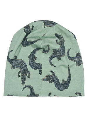 mikk-line Czapka beanie w kolorze zielonym rozmiar: 98 / 104