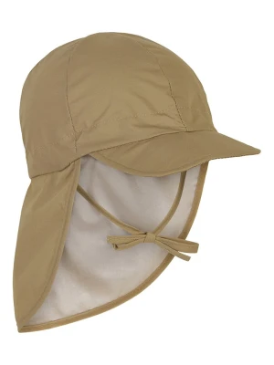 mikk-line Czapka w kolorze beżowym z osłoną karku rozmiar: 55 cm
