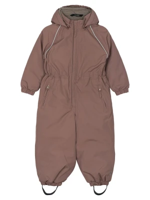 mikk-line Kombinezon zimowy w kolorze jasnobrązowym rozmiar: 134