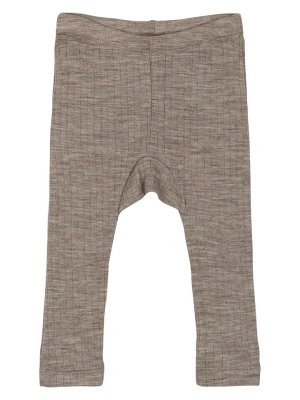 mikk-line Wełniane legginsy w kolorze beżowym rozmiar: 62