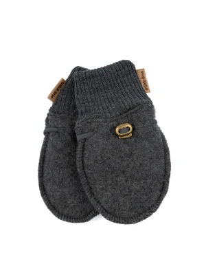 mikk-line Wełniane rękawiczki w kolorze antracytowym rozmiar: 74/80