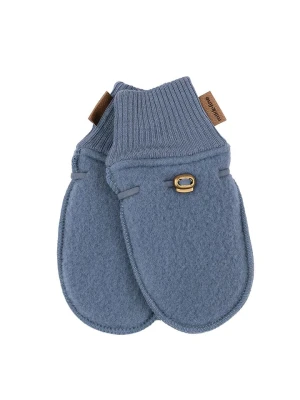 mikk-line Wełniane rękawiczki w kolorze niebieskim rozmiar: 50/56