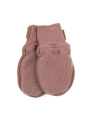 mikk-line Wełniane rękawiczki w kolorze szaroróżowym rozmiar: 50/56