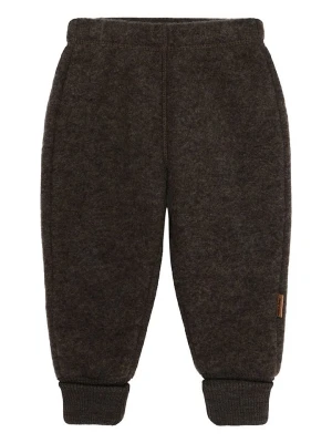 mikk-line Wełniane spodnie w kolorze ciemnobrązowym rozmiar: 80