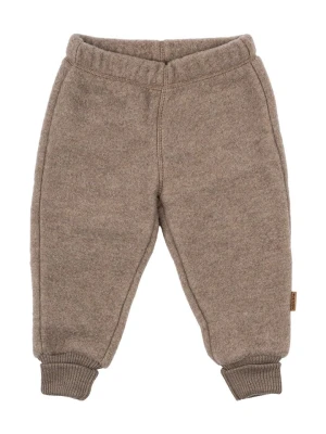 mikk-line Wełniane spodnie w kolorze jasnobrązowym rozmiar: 56