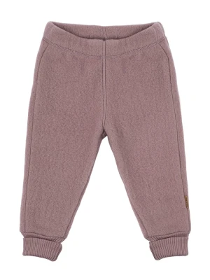 mikk-line Wełniane spodnie w kolorze szaroróżowym rozmiar: 92