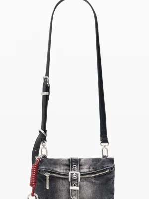 mikroportfel denim Desigual czarny