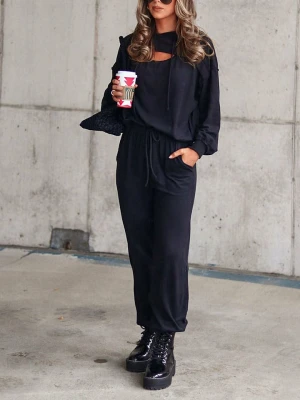 Milan Kiss 2-częściowy zestaw w kolorze czarnym rozmiar: L