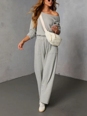 Milan Kiss 2-częściowy zestaw w kolorze szarym rozmiar: S