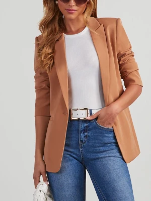Milan Kiss Blezer w kolorze jasnobrązowym rozmiar: S