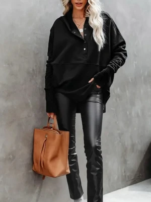 Milan Kiss Bluza w kolorze czarnym rozmiar: L