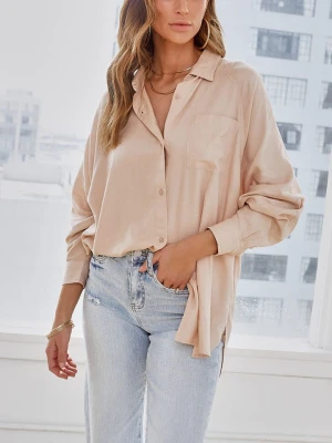 Milan Kiss Bluzka w kolorze beżowym rozmiar: L