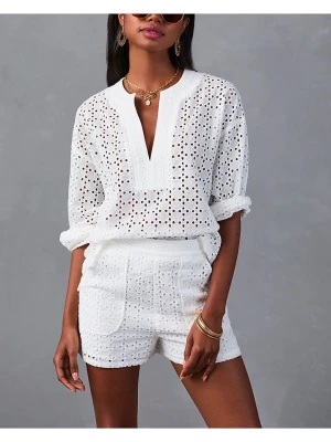 Milan Kiss Bluzka w kolorze białym rozmiar: S