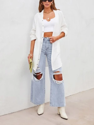 Milan Kiss Bluzka w kolorze białym rozmiar: XL