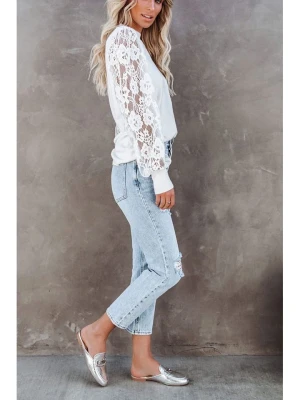 Milan Kiss Bluzka w kolorze białym rozmiar: S