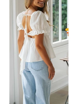 Milan Kiss Bluzka w kolorze białym rozmiar: S