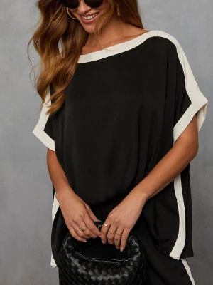 Milan Kiss Bluzka w kolorze czarnym rozmiar: L